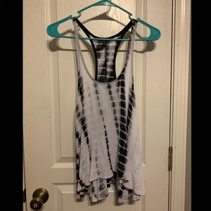 B&W Tie-Dye Tank